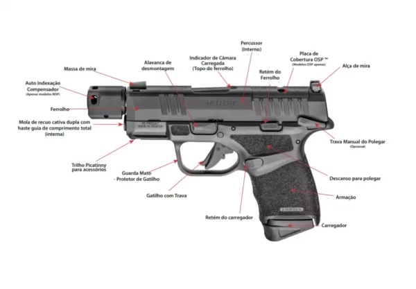 Pistola Springfield Armory Hellcat Micro-Compact Handgun 9mm
